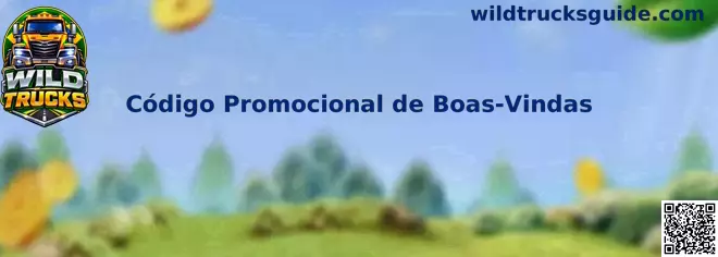 Código Promocional de Boas-Vindas